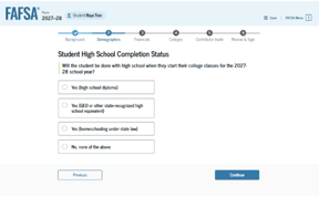 Student High School information