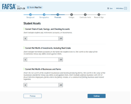 Student assets