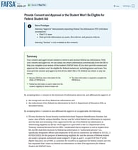 Student spouse tax information